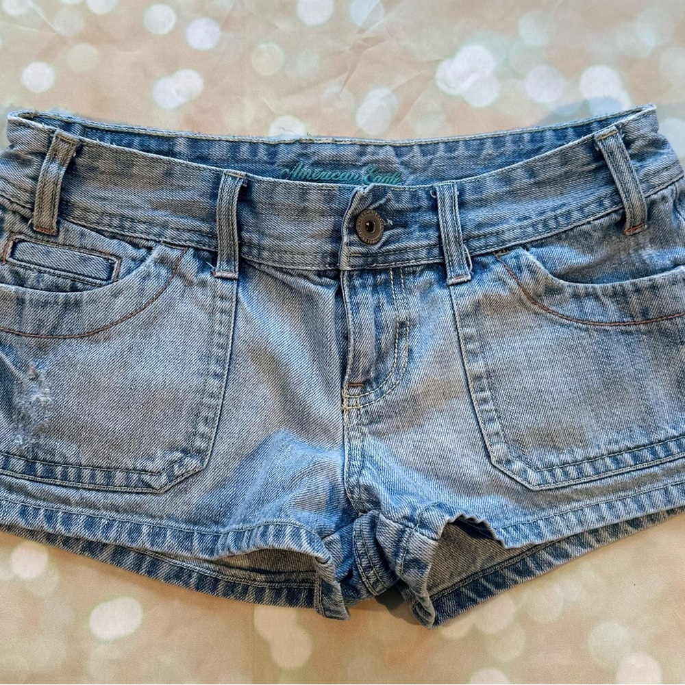 American Eagle Outfitters Light Blue Jean Shorts